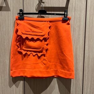 Retro orange skirt